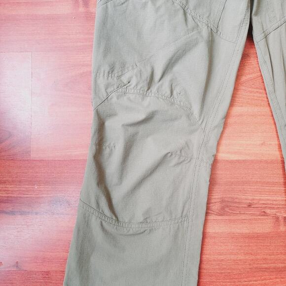 MARMOT GREEN ZIP POCKET OUTDOOR PANTS SIZE 10 - Picture 4 of 10